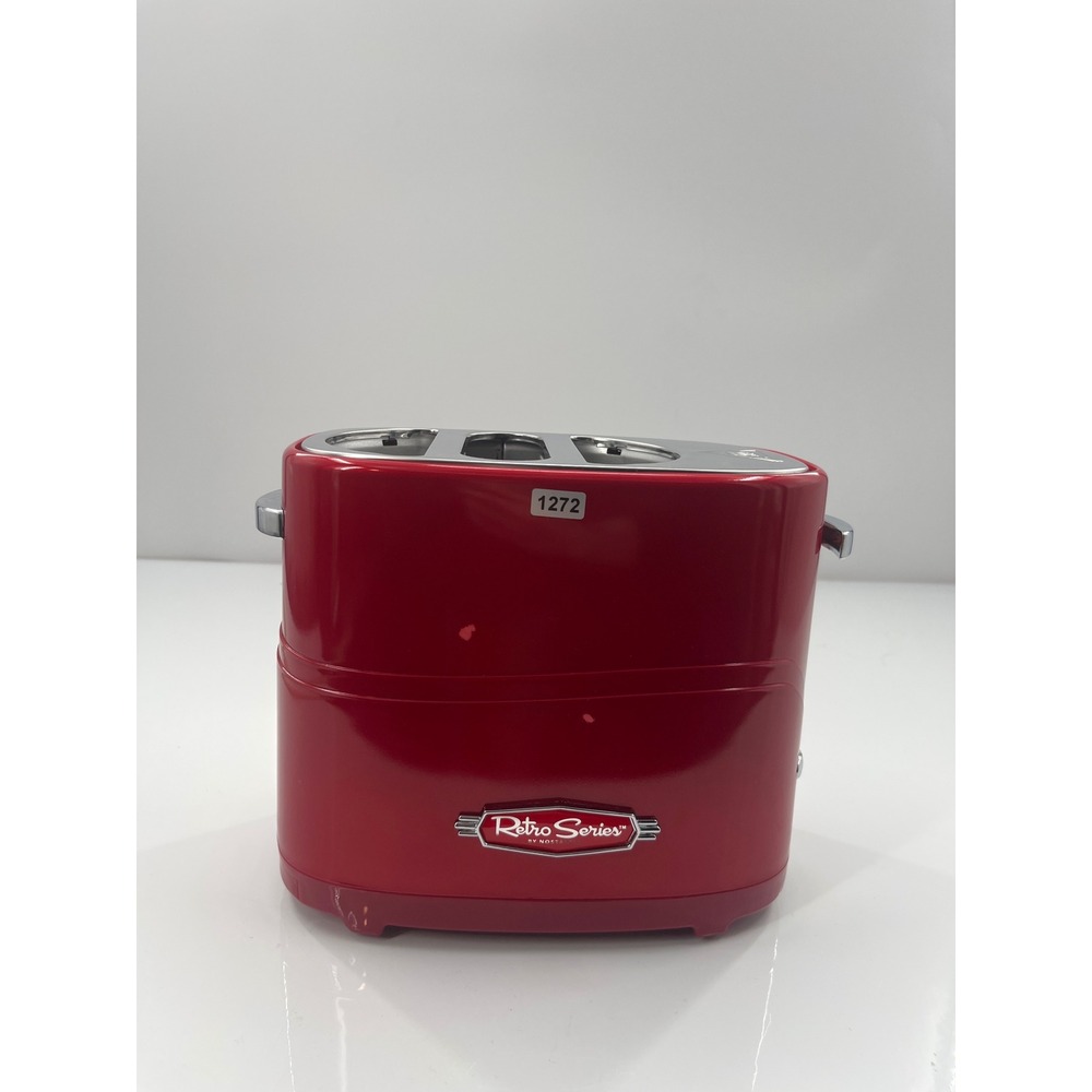 Nostalgia Retro Series Pop-Up Hot Dog Toaster Red HDT600RETRORED 2 Slot